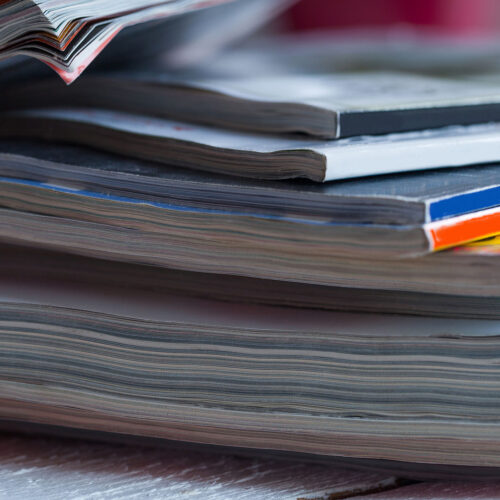 How to convert hard-copy brochures to PDFs.
